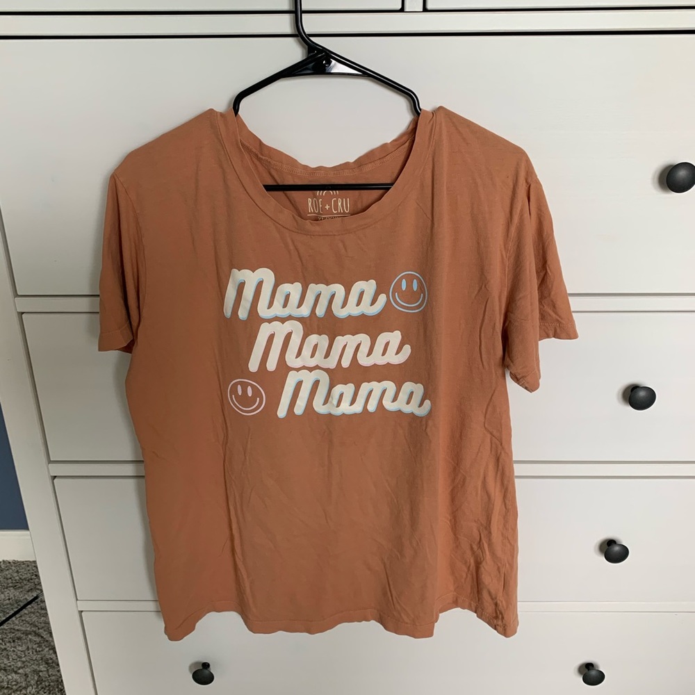 Roe & Cru Mama Smiley Tshirt